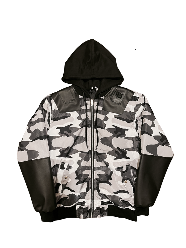 Bomber Jacket (Winter Camo)