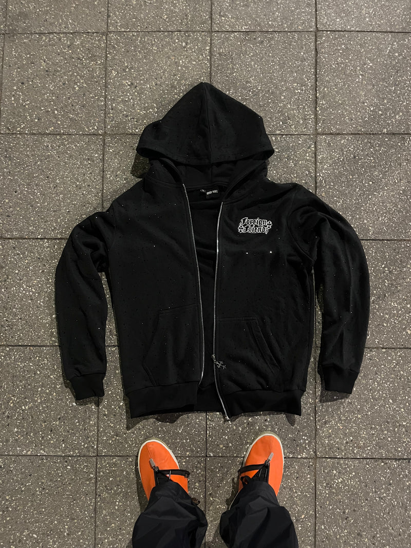 Double Cross Zip Up