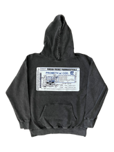 Load image into Gallery viewer, Codeine Script Hoodie (Black Mineral Wash)
