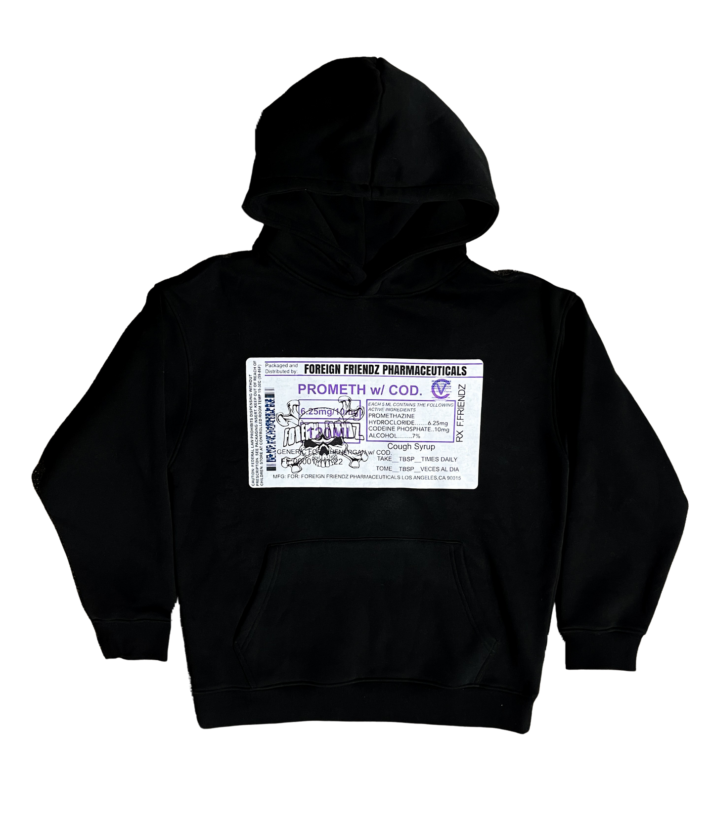 Codeine Script Hoodie (Black)