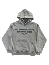 Load image into Gallery viewer, Decisions Hoodie (Gray Wash)
